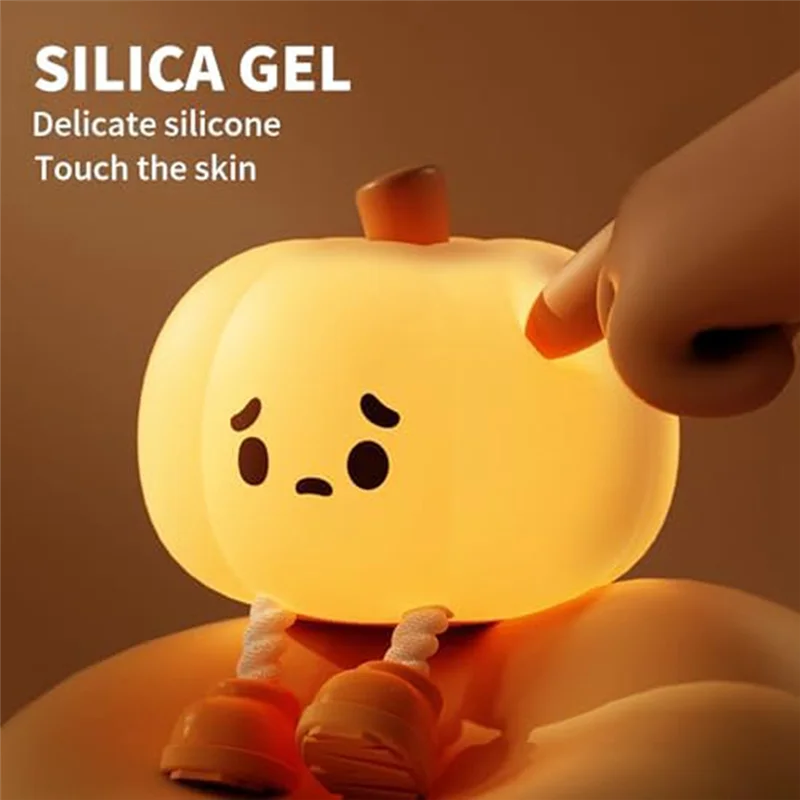Pumpkin Glow Touch Lamp