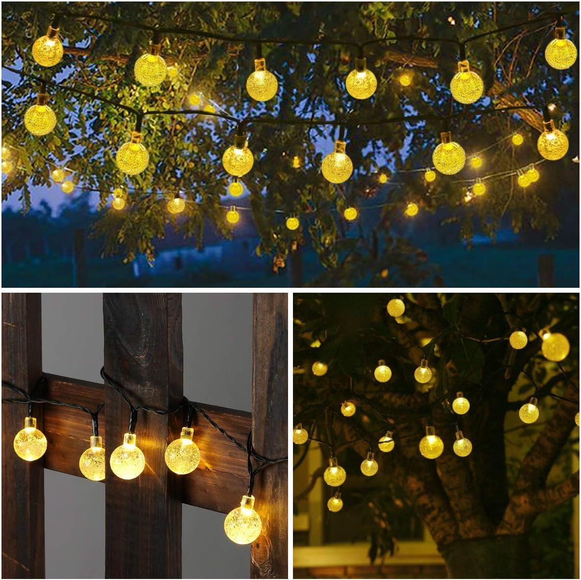 Bright Solar Globe Lights