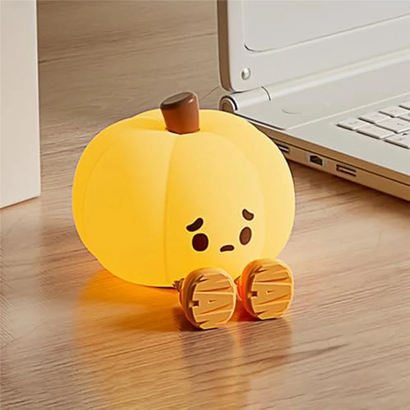 Pumpkin Glow Touch Lamp