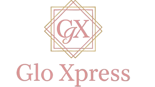 Dainty Glo Xpress Logo - Rose Pink & Gold