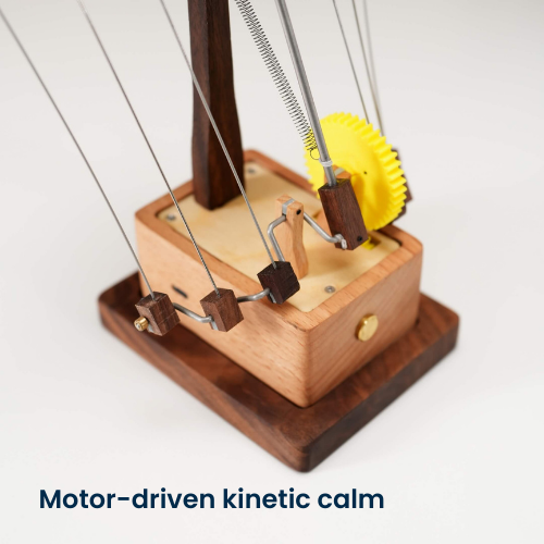 Wooden Manta Ray Kinetic Sculpture