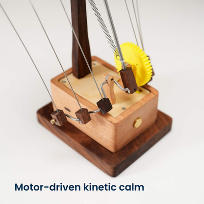 Wooden Manta Ray Kinetic Sculpture